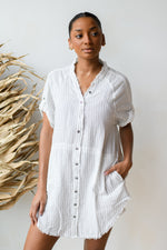 mode, sail away with me shirt dress