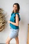 mode, flutter away blouse