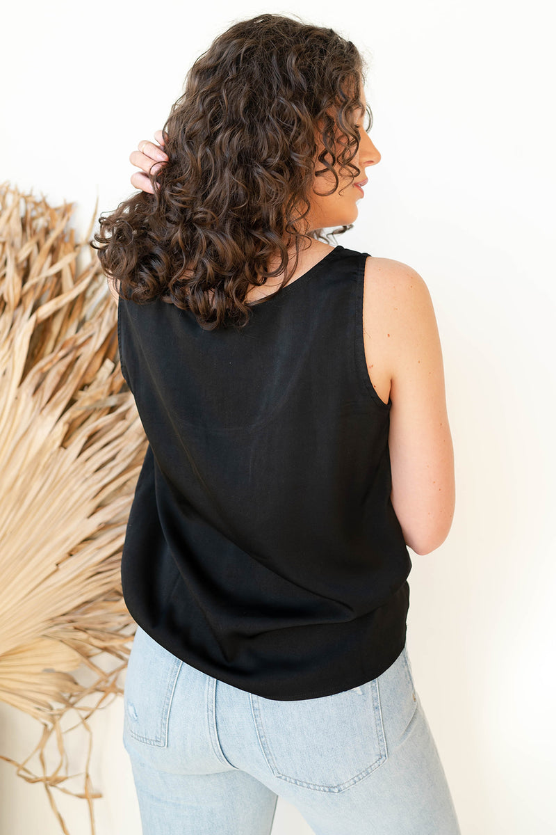 mode, sandi silk tank