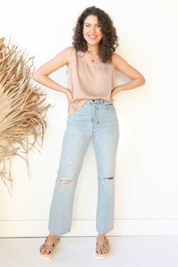 mode, sandi silk tank
