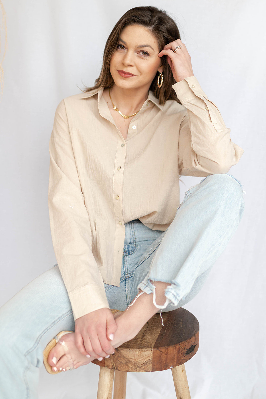 mode, make memories with me blouse