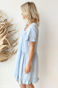 mode, tencel babydoll dress