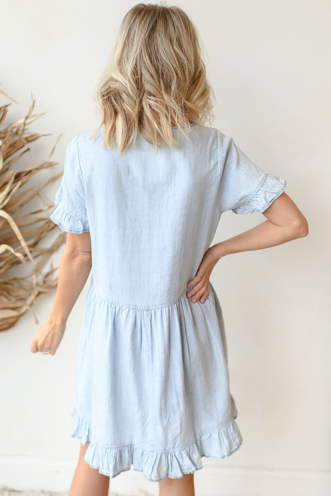 mode, tencel babydoll dress