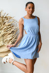 mode, picnic in the park dress