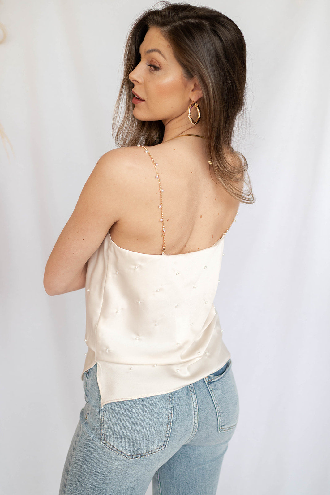 mode, pearly girly top