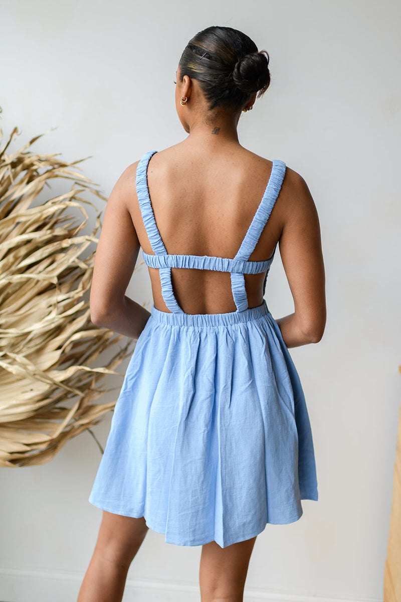 mode, picnic in the park dress