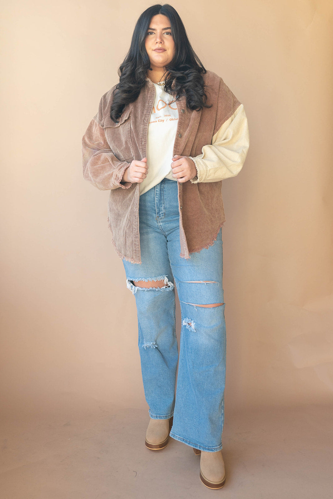 mode, truly you corduroy jacket