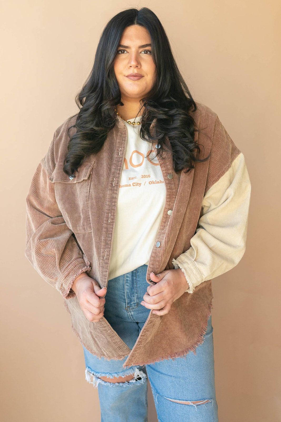 mode, truly you corduroy jacket