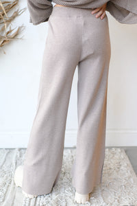 mode, side with me slit sweater pants