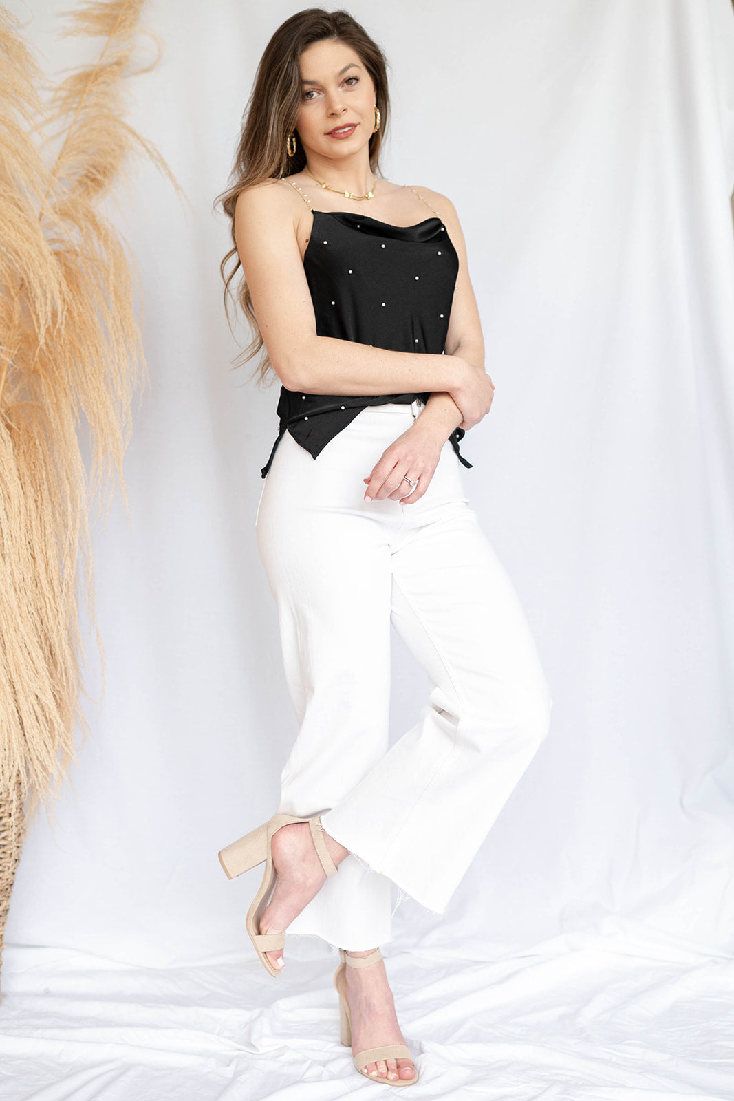 mode, pearly girly top