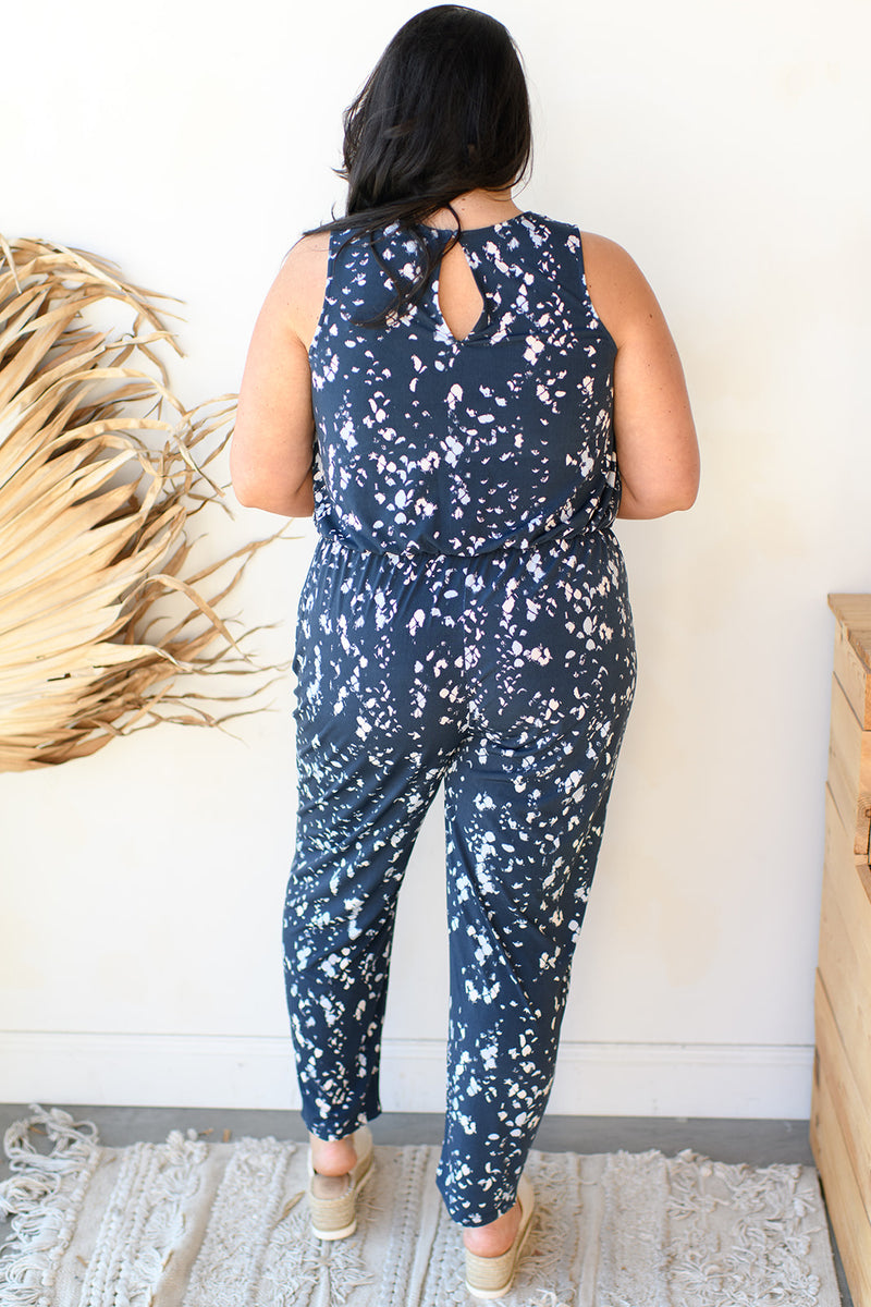 sleeveless jumpsuit