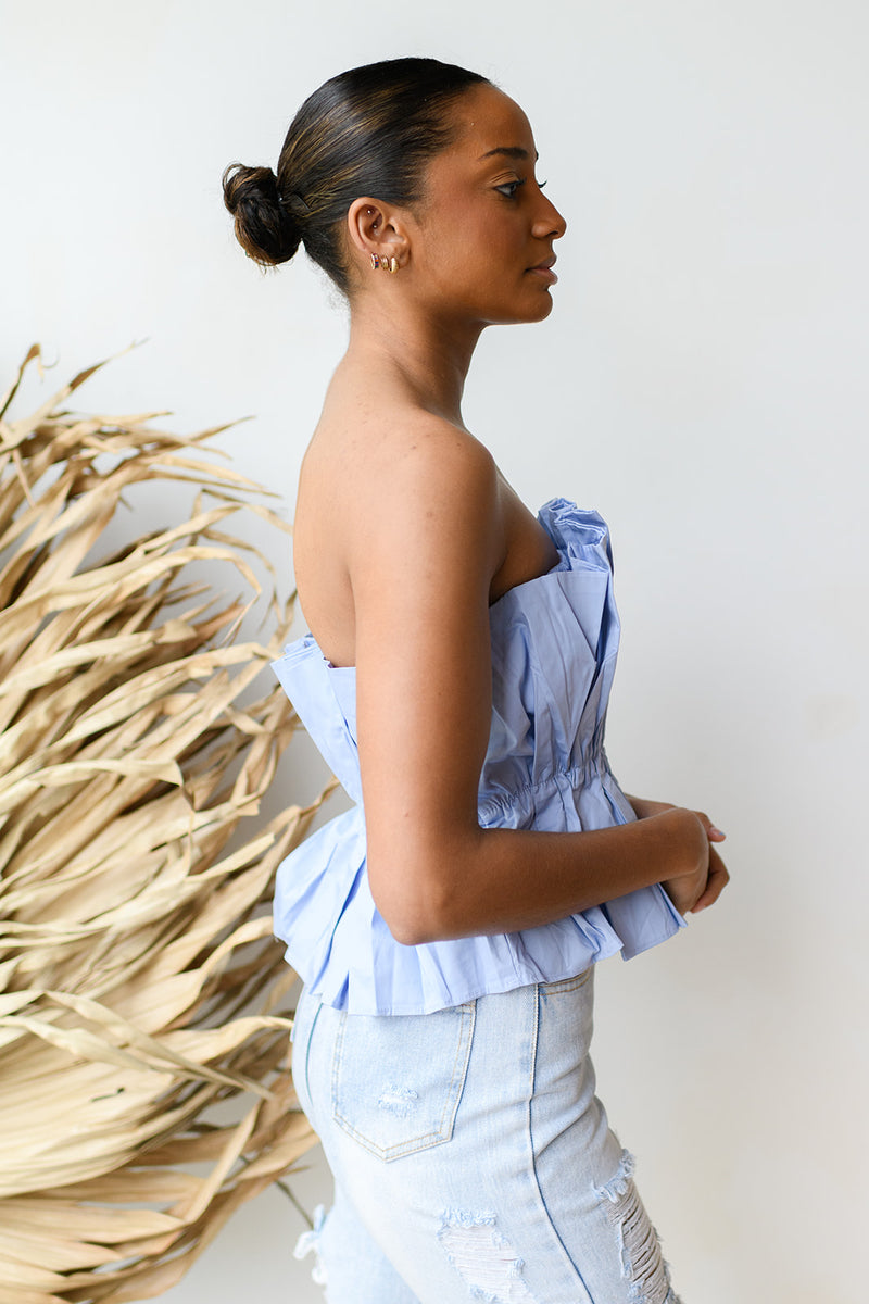 mode, open shoulder top
