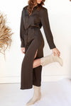 mode, ellison button down dress