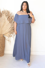 mode, true intentions off shoulder dress