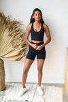 mode, warm up zebra sports bra