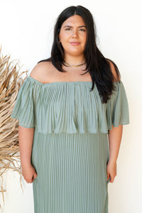 mode, love galore pleated dress