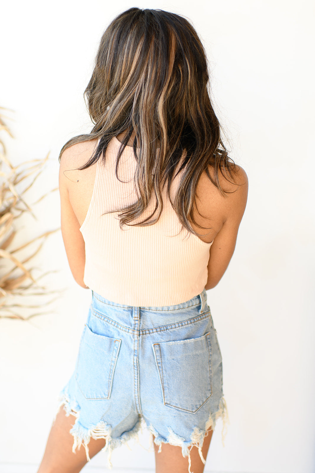 mode, main squeeze distressed shorts