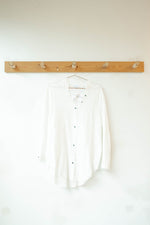 plush gauze button down
