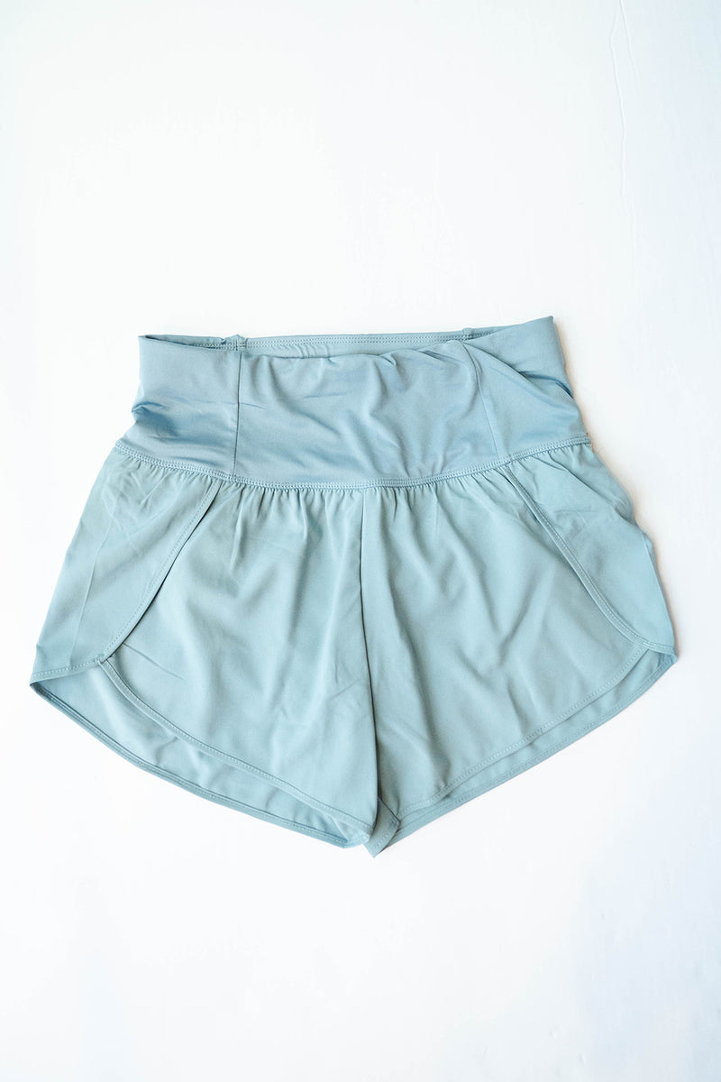 mode, running late shorts