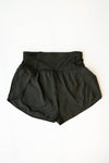 mode, running late shorts