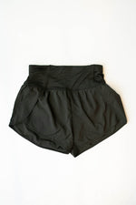 mode, running late shorts