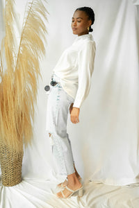 mode, pleaser high rise wide ankle jeans