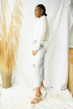 plush gauze button down