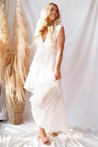 mode, it was always you hi-low dress