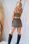mode, the valley checkered shorts