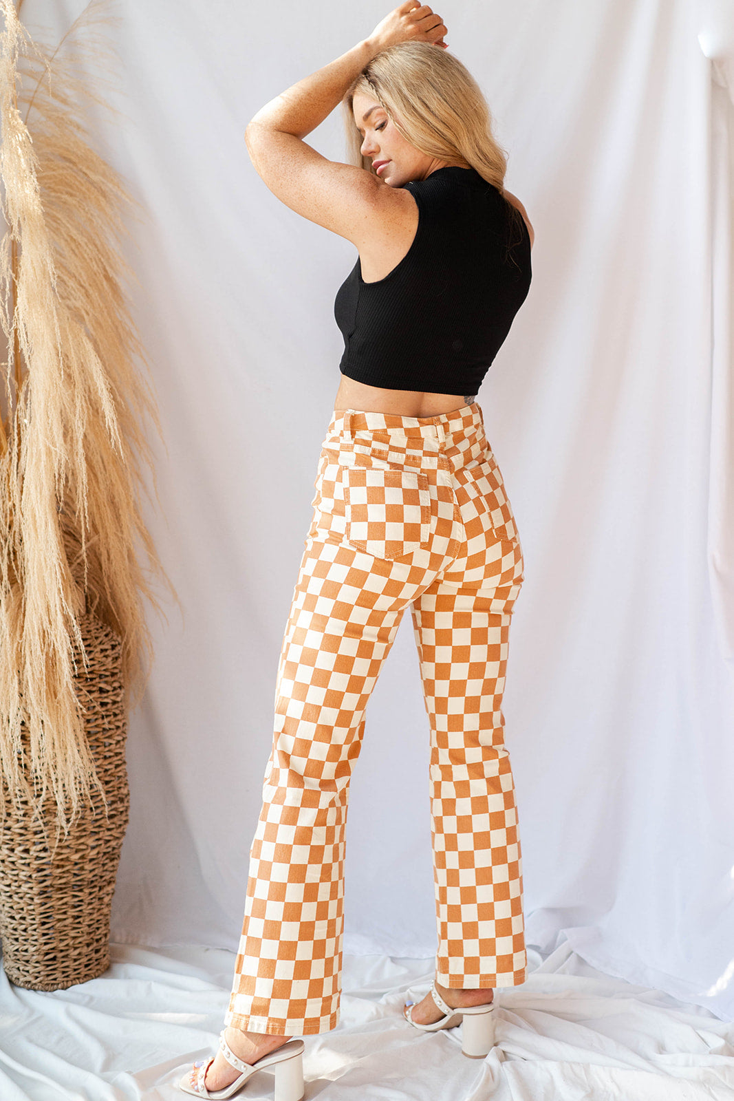 mode, check + call jeans