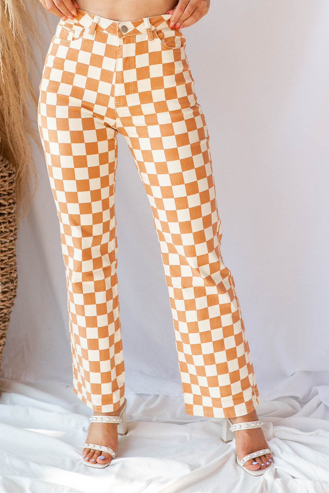 mode, check + call jeans