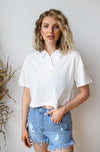 mode, for love highwaist frayed hem shorts