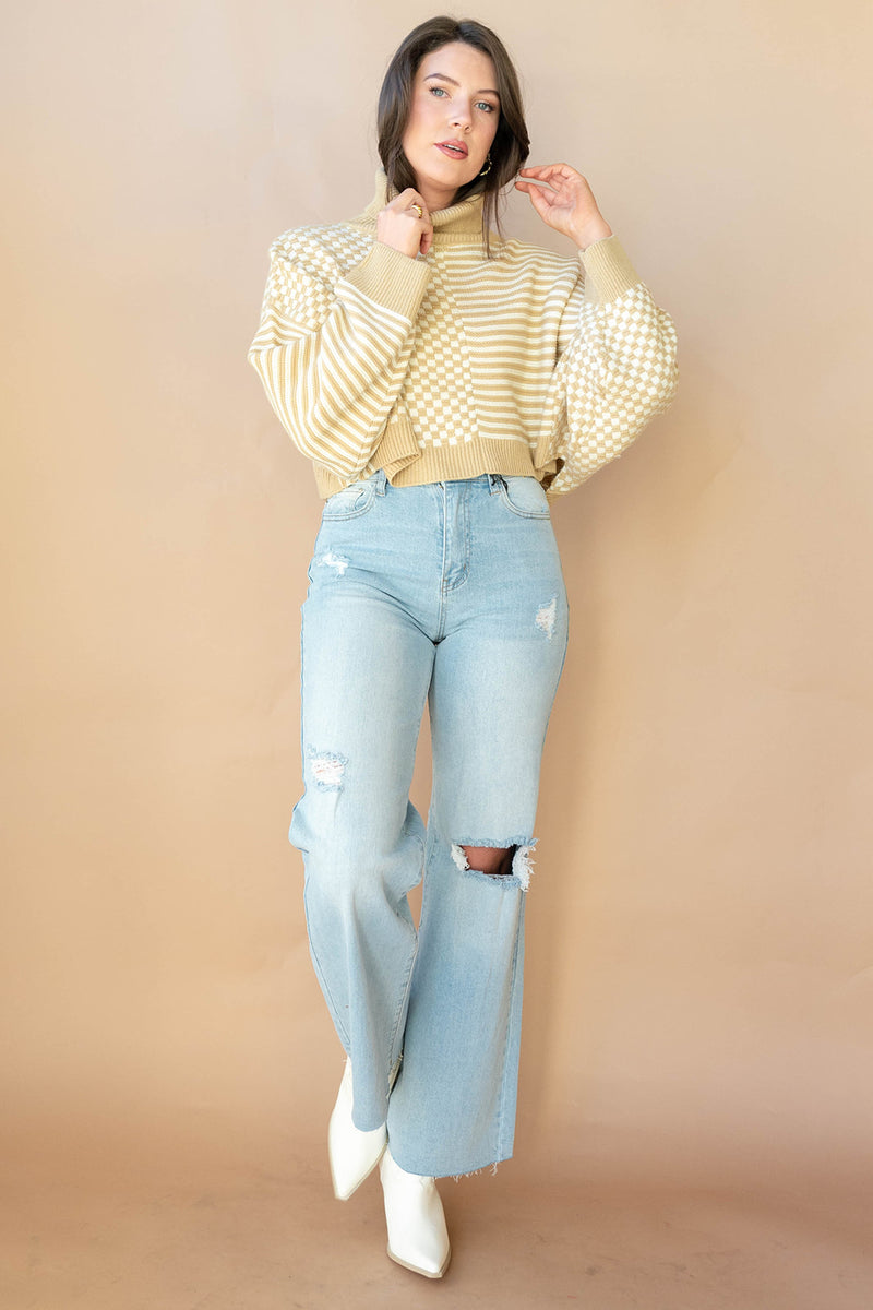 mode, hazel turtleneck sweater