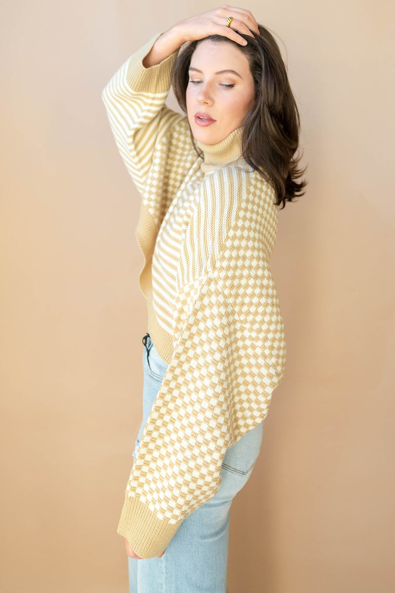 mode, hazel turtleneck sweater