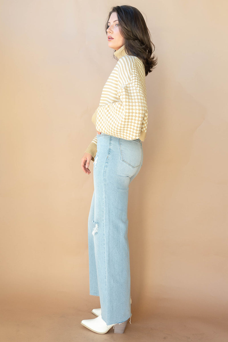 mode, hazel turtleneck sweater