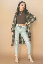 mode, forever plaid oversized jacket