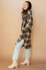 mode, forever plaid oversized jacket