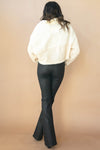 mode, oakleigh sherpa/twill jacket