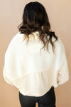 mode, oakleigh sherpa/twill jacket