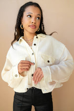 mode, oakleigh sherpa/twill jacket