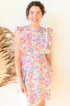 mode, sunday morning floral dress