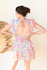 mode, sunday morning floral dress