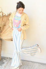 mode, on the edge striped flares