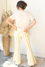 mode, on the edge striped flares
