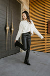 mode, oakleigh sherpa/twill jacket