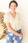 mode, harlow knit top