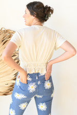mode, harlow knit top