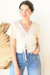 mode, harlow knit top