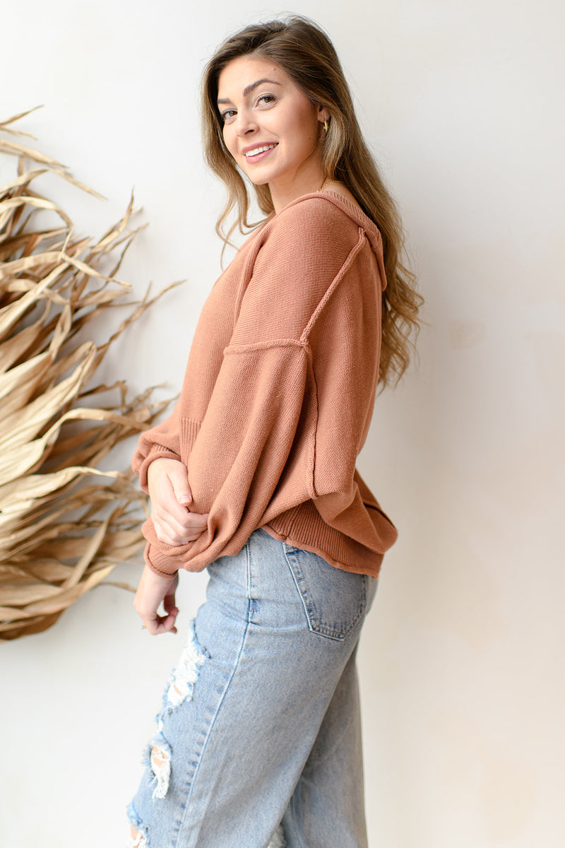 providence button up sweater