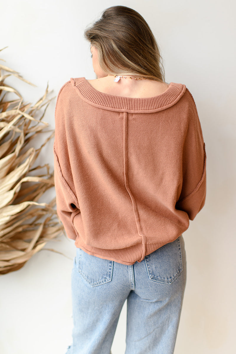 providence button up sweater